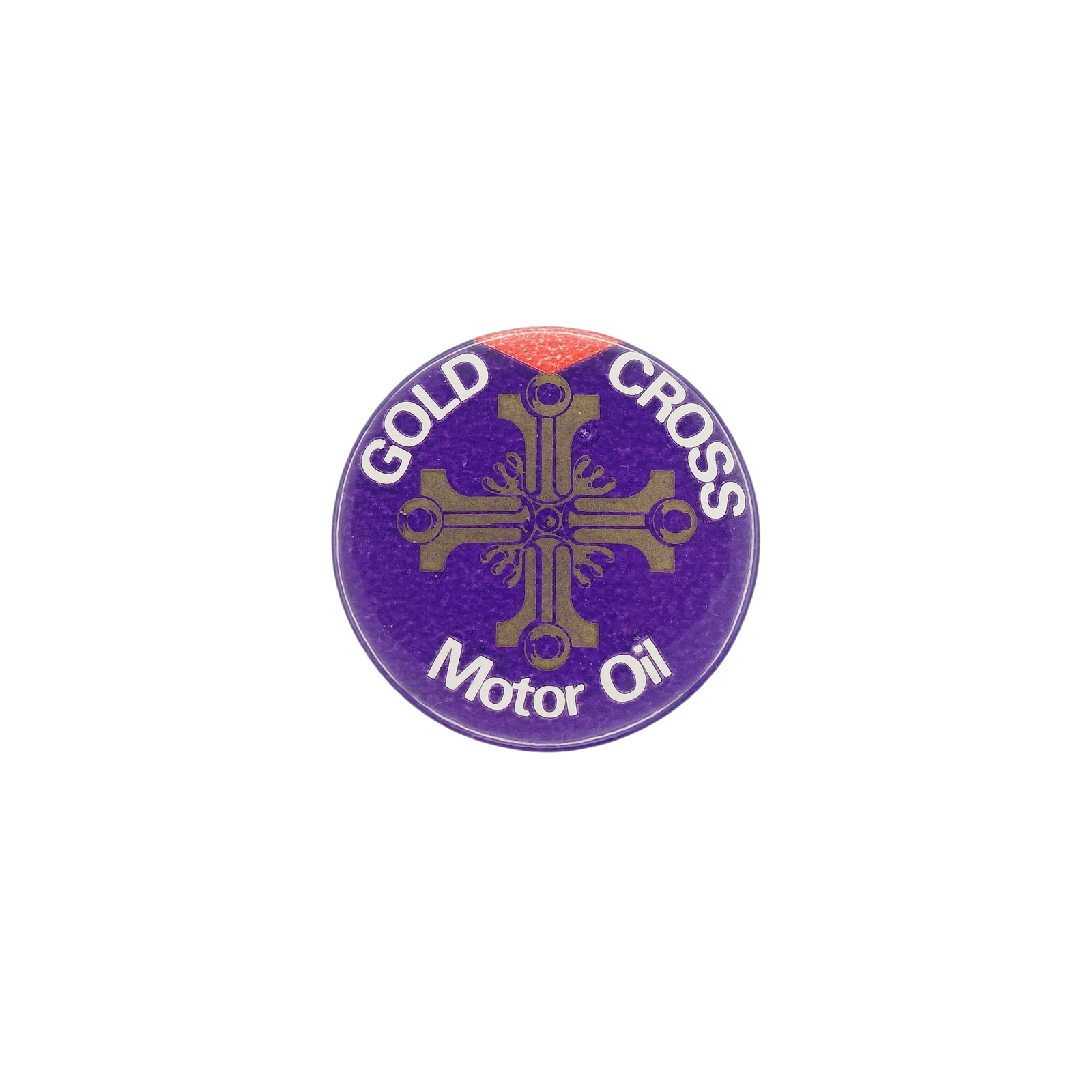 GOLD CROSS Motor Oil モーターオイル 缶バッジ バッチ