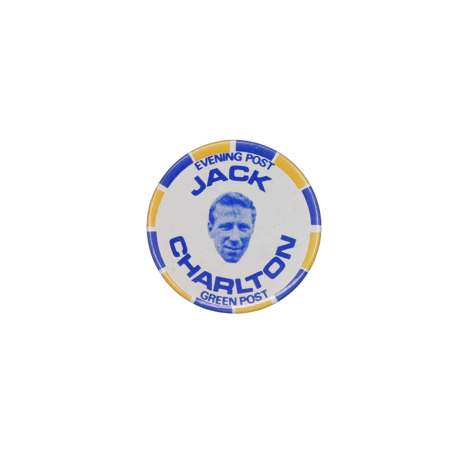 JACK CHARLTON ジャック・チャールトン 缶バッジ バッチ 元サッカー選手