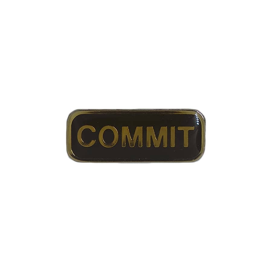 COMMIT ピンズ 留め具付き