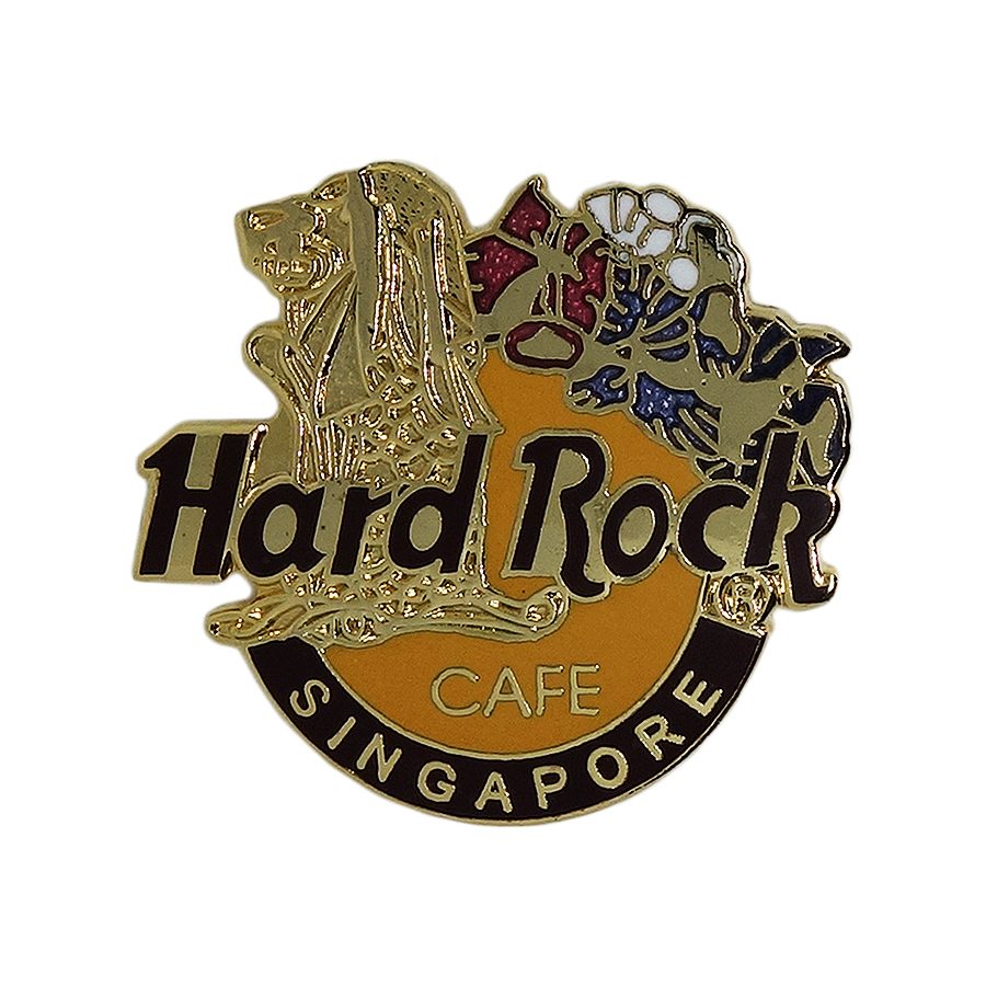 Hard Rock CAFE マーライオン ブローチ ハードロックカフェ SINGAPORE