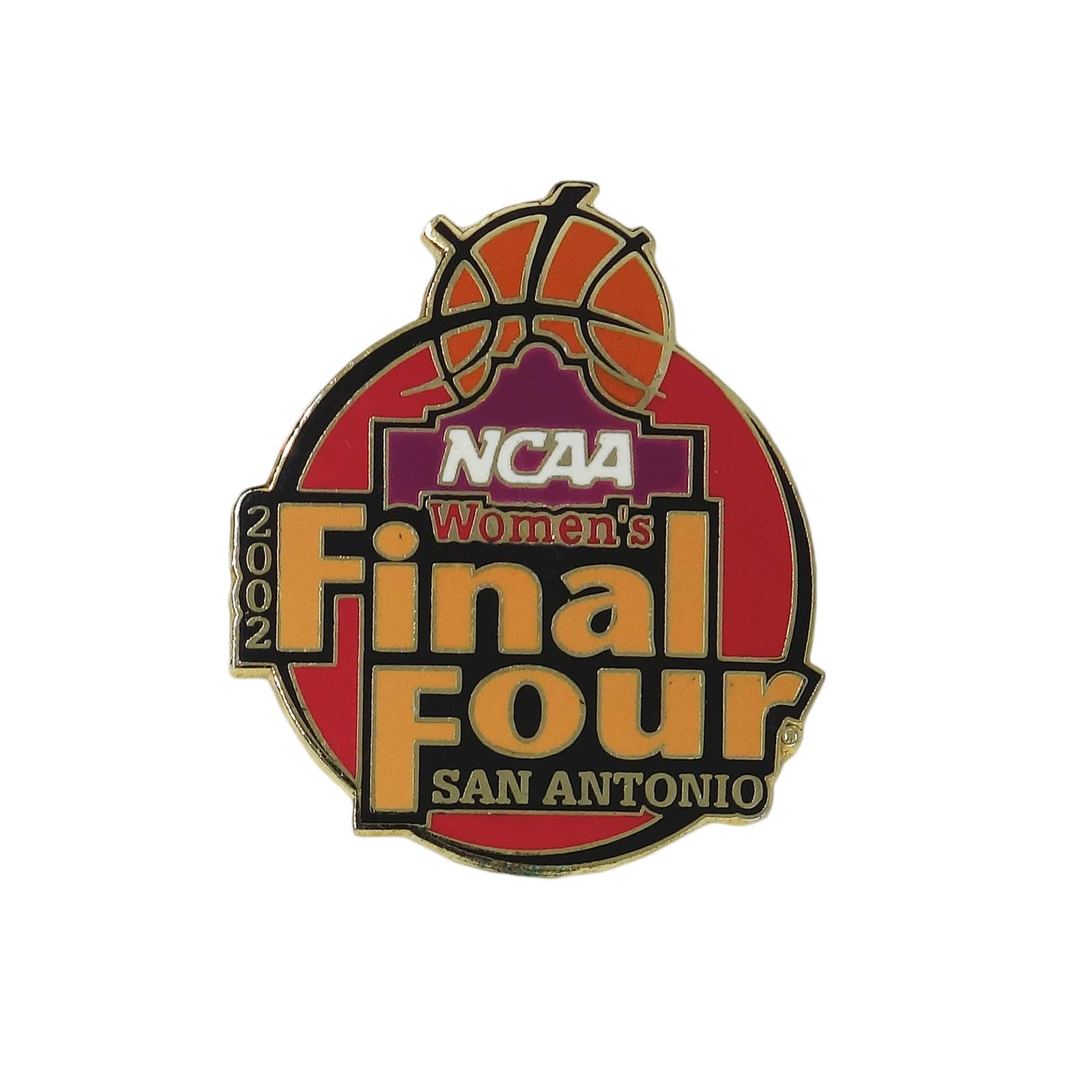 NCAA バスケットボール ピンズ Women's Final Four 2002 留め具付き