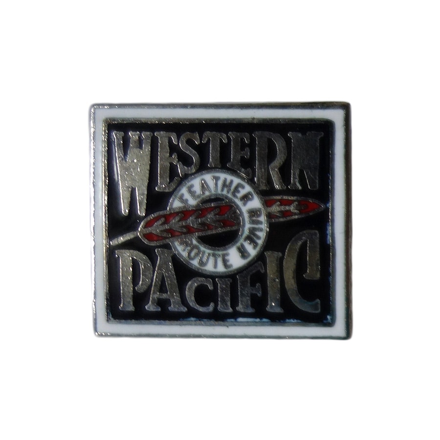 ピンズ Western Pacific Railroad  鉄道会社 旧ロゴ 留め具付き
