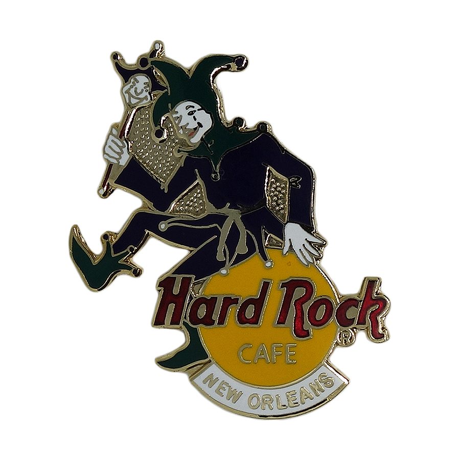 Hard Rock CAFE 道化師 ブローチ ハードロックカフェ NEW ORLEANS