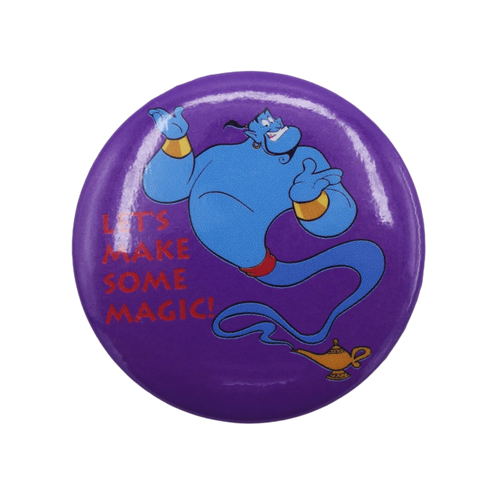 Aladdin アラジン アニメキャラクター ジーニー 缶バッジ