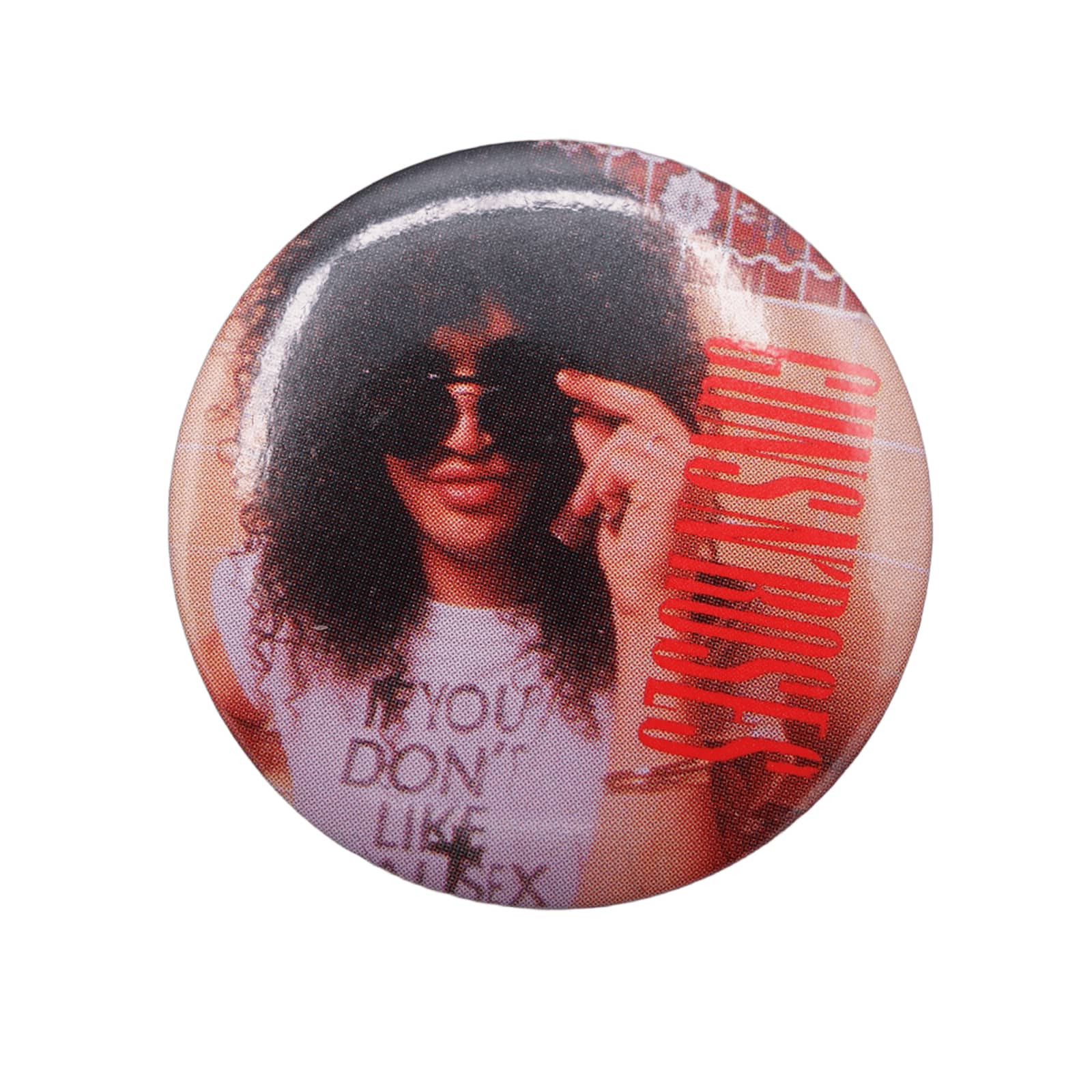 GUNS N' ROSES 缶バッジ ギタリスト スラッシュ ガンズ・アンド・ローゼズ