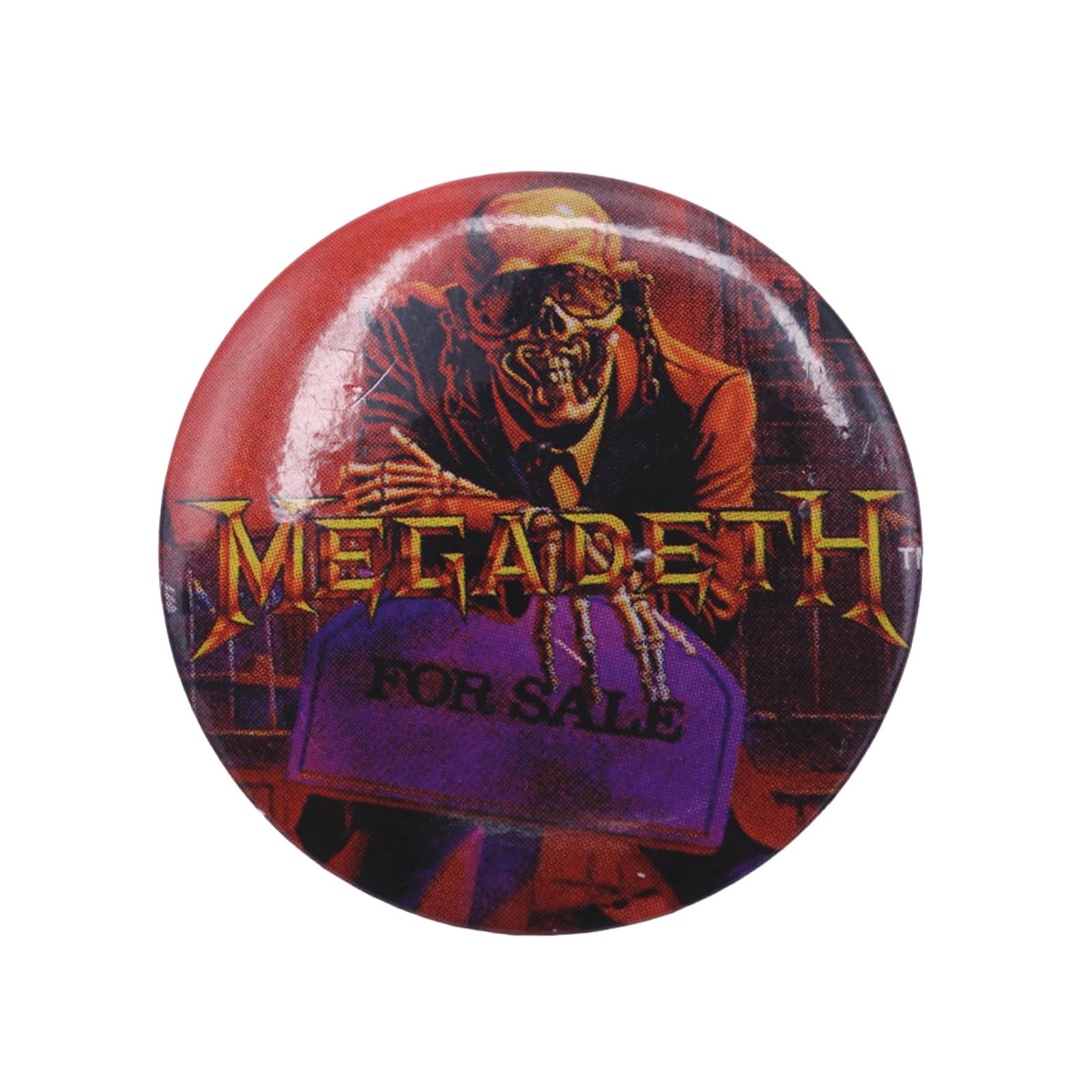 MEGADETH メガデス 缶バッジ バッチ ヘヴィメタルバンド 1992