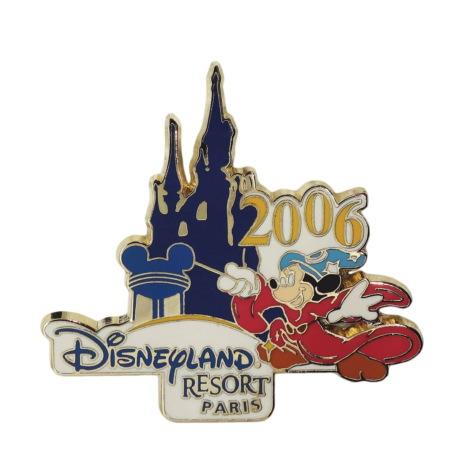 DISNEYLAND RESORT PARIS 2006 ミッキー ピンズ ディズニー 留め具付き