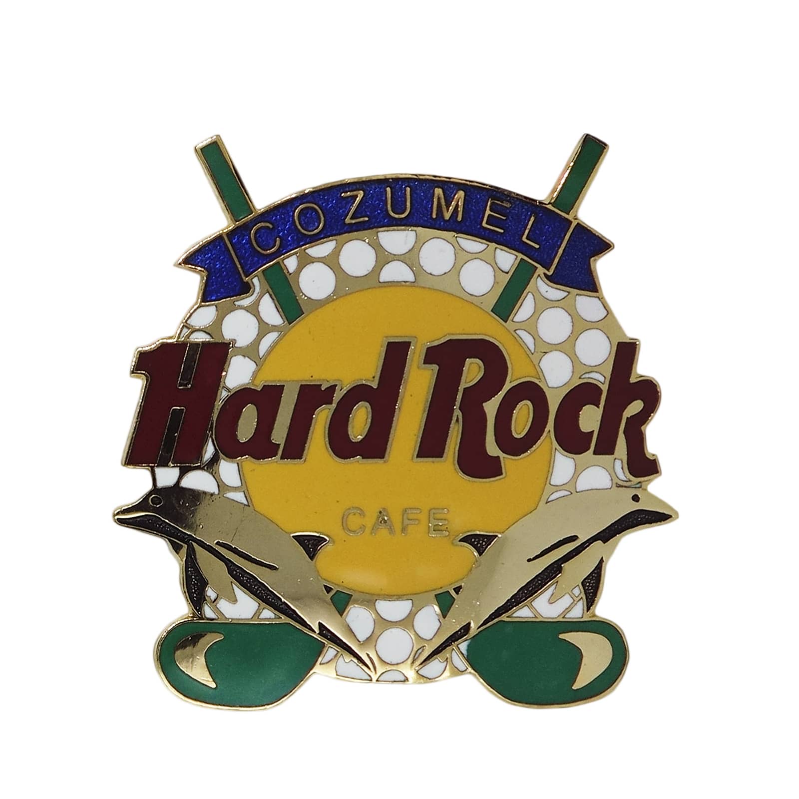 Hard Rock CAFE ゴルフ イルカ ピンズ ハードロックカフェ COZUMEL 留め具付き