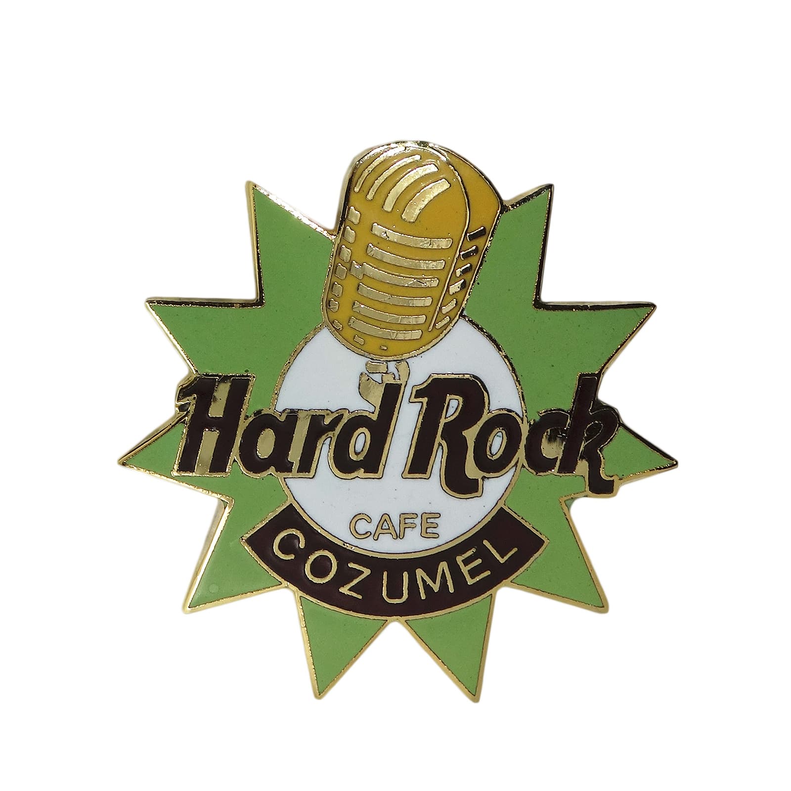 Hard Rock CAFE マイク ピンズ ハードロックカフェ COZUMEL 留め具付き