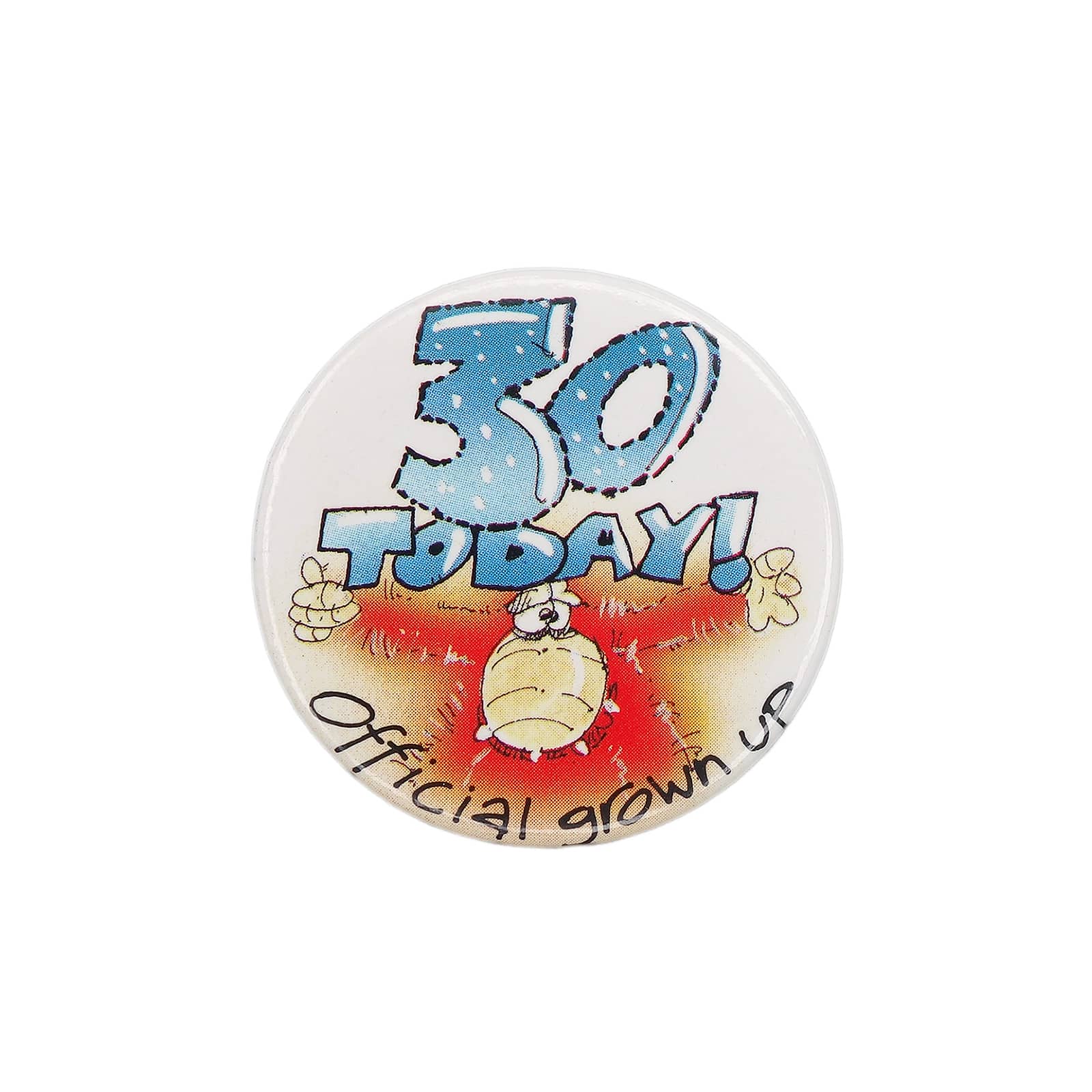 30 TODAY! 缶バッジ バッチ 30歳 誕生日 Official grown up