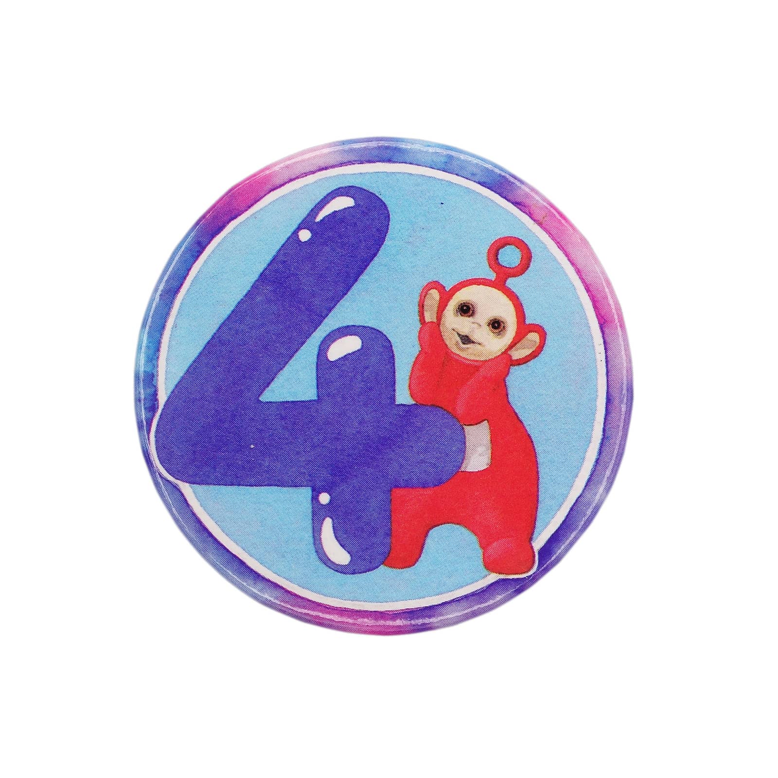 テレタビーズ 4歳 誕生日 缶バッジ バッチ
