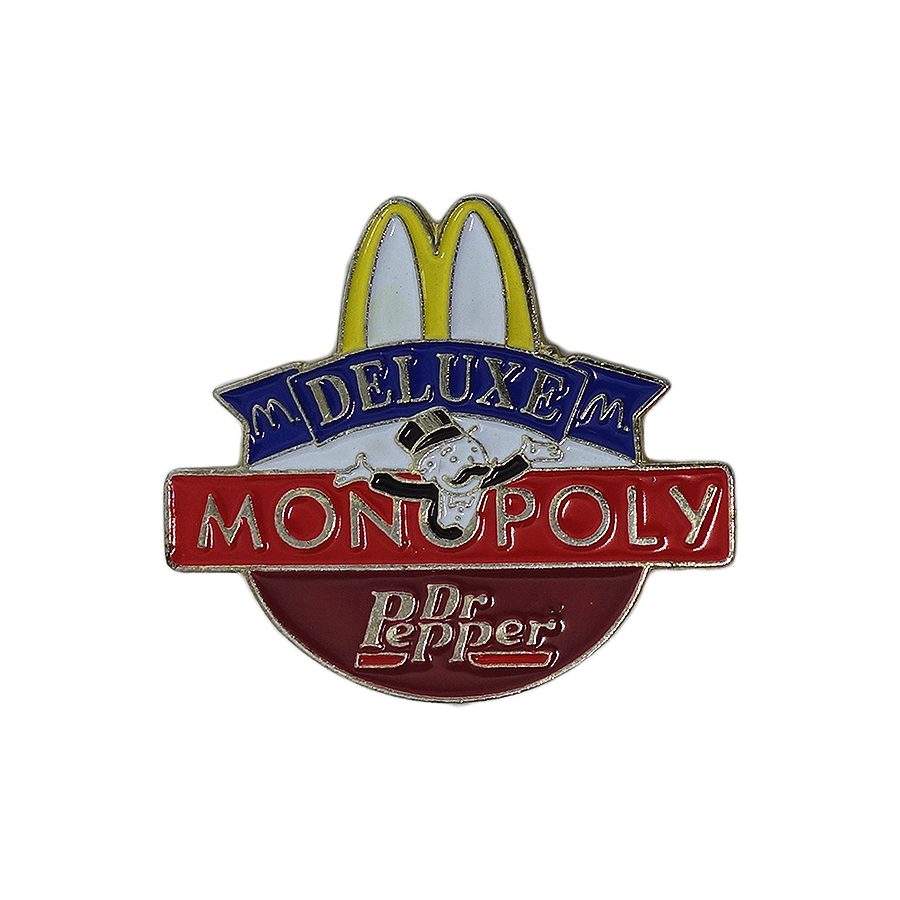 マクドナルド×モノポリー ピンズ ボードゲーム McDonald's ドクターペッパー