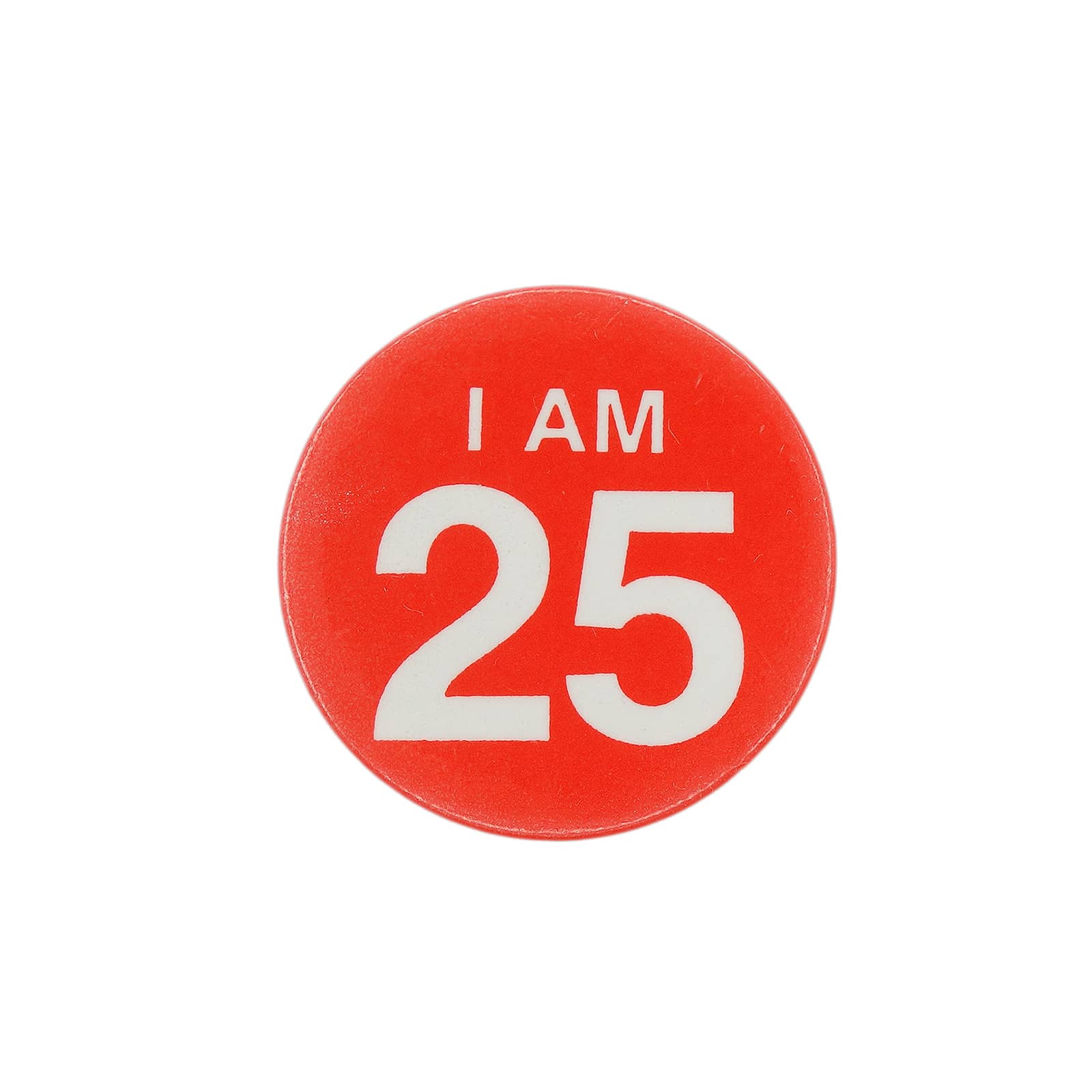 I am 25 缶バッジ バッチ 25歳 誕生日