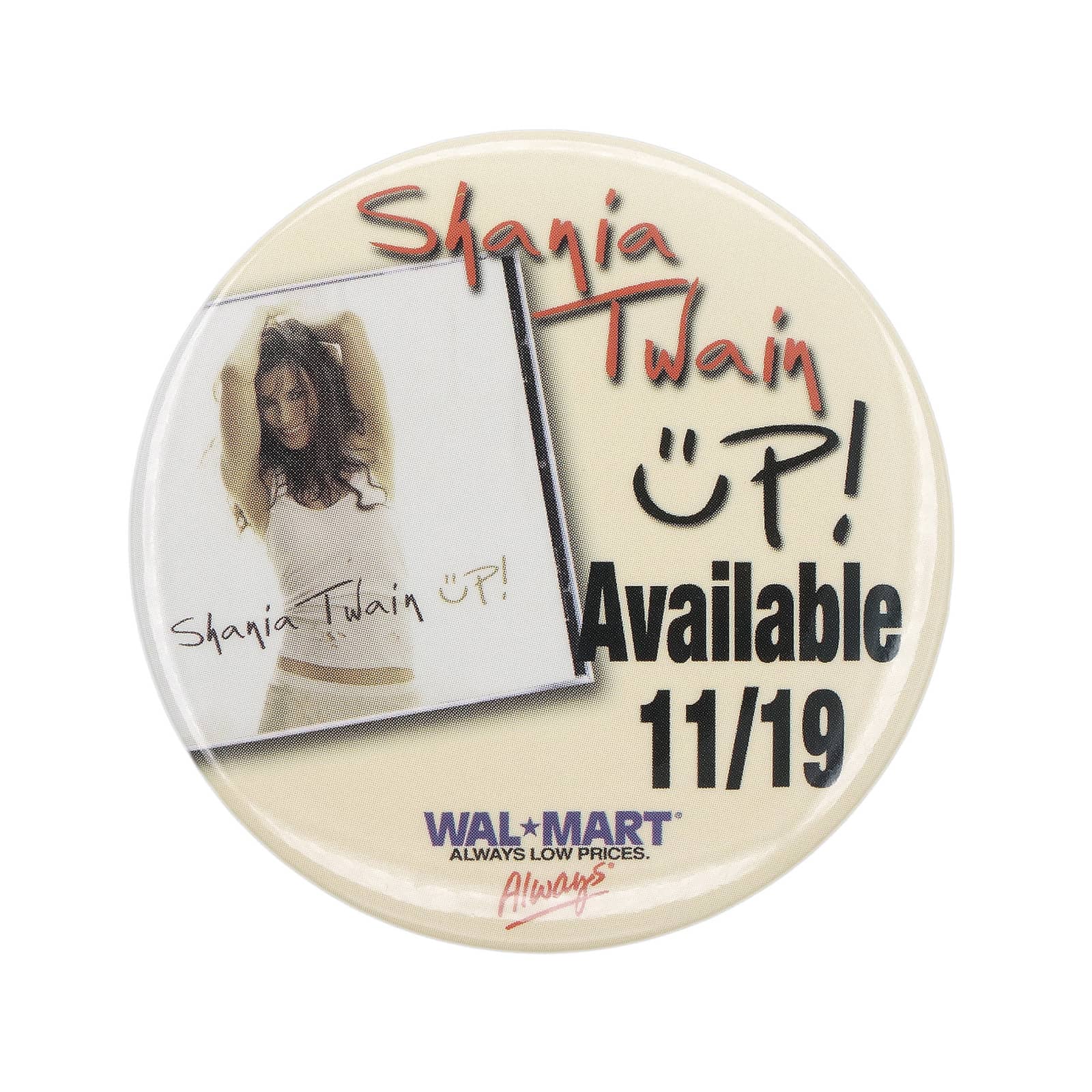 Shania Twain シャナイア・トゥエイン 缶バッジ Up! CDプロモーション