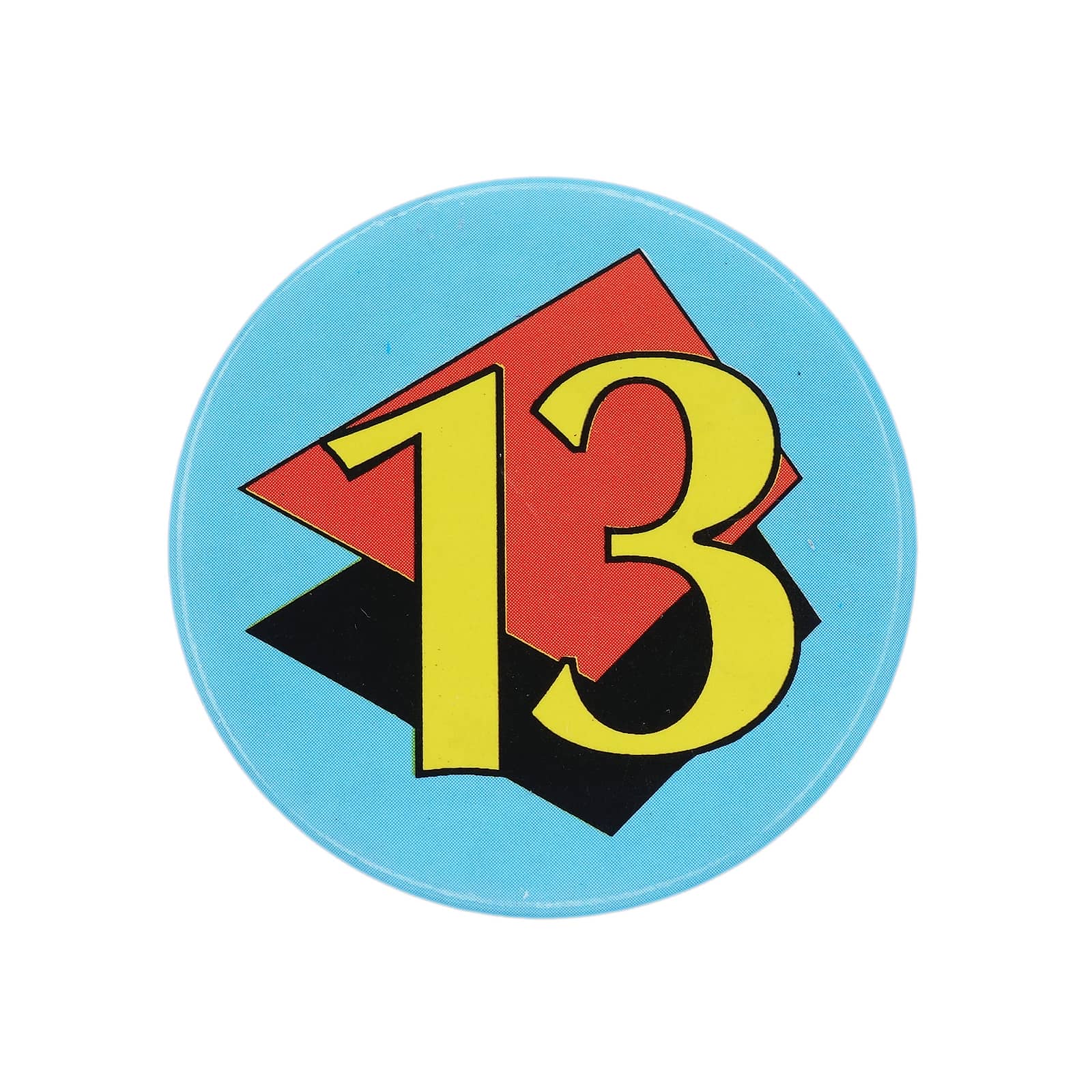 数字13 缶バッジ バッチ