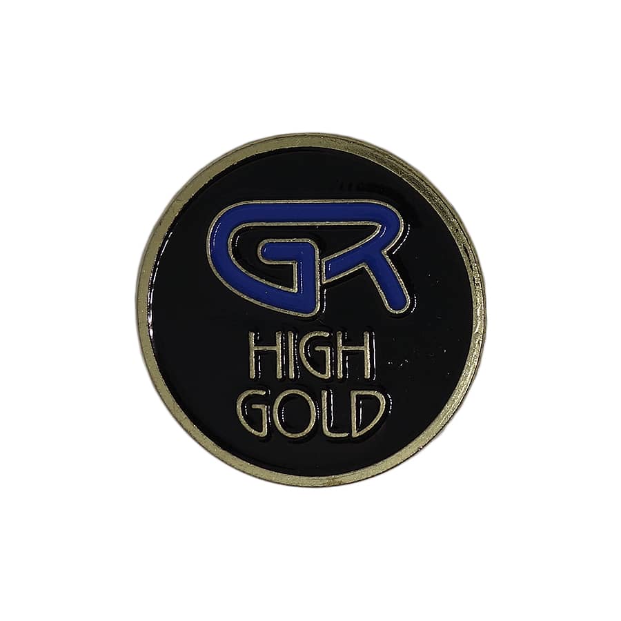 GR HIGH GOLD ピンズ 留め具付き