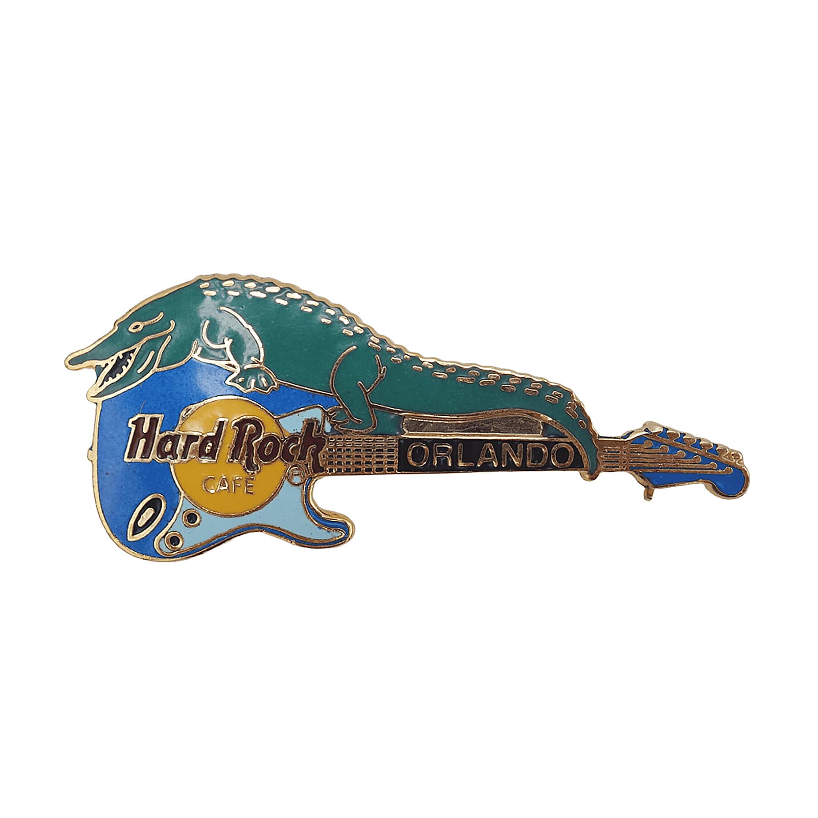 Hard Rock CAFE ギター ブローチ ハードロックカフェ ORLANDO ワニ