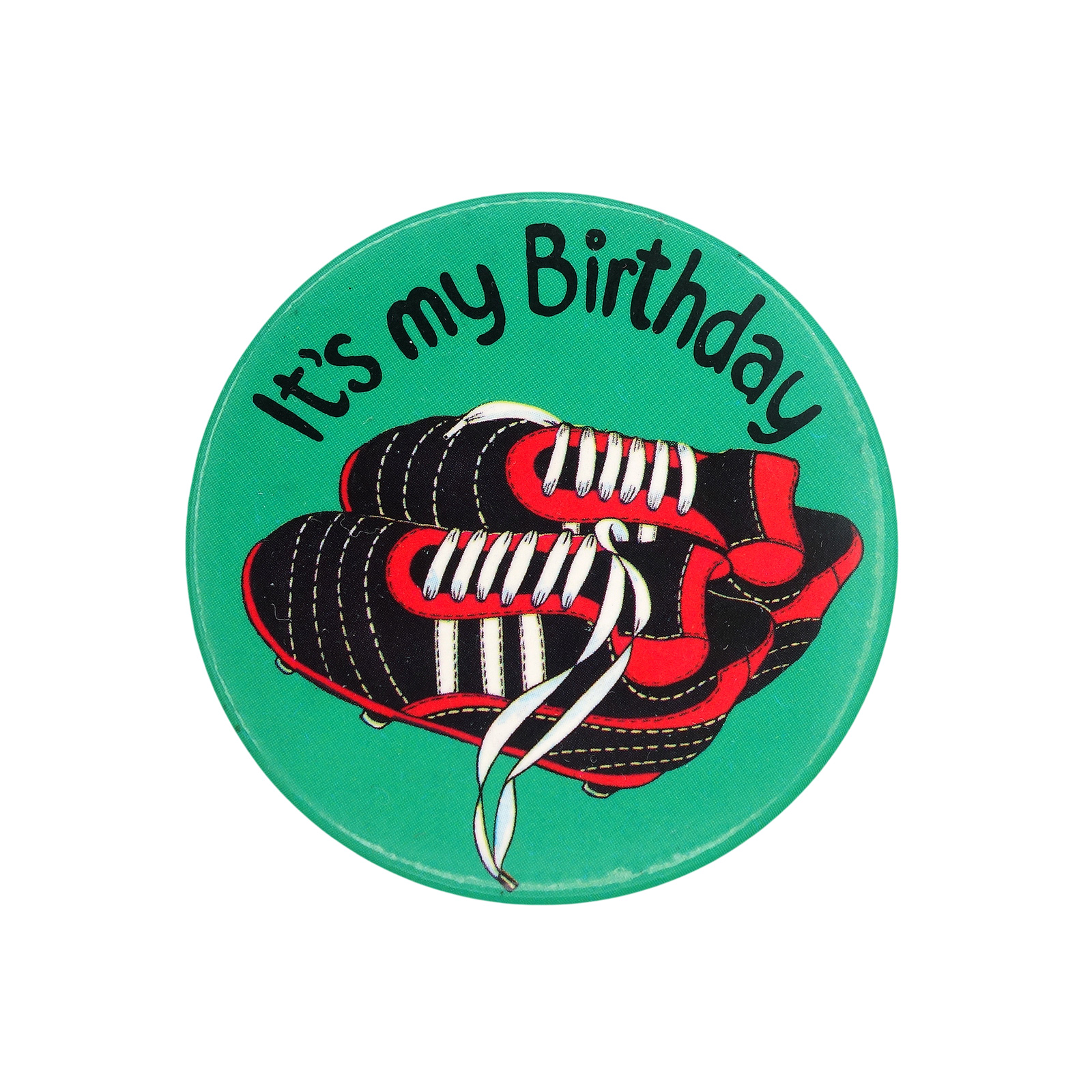 It's my birthday スニーカー 缶バッジ バッチ 誕生日