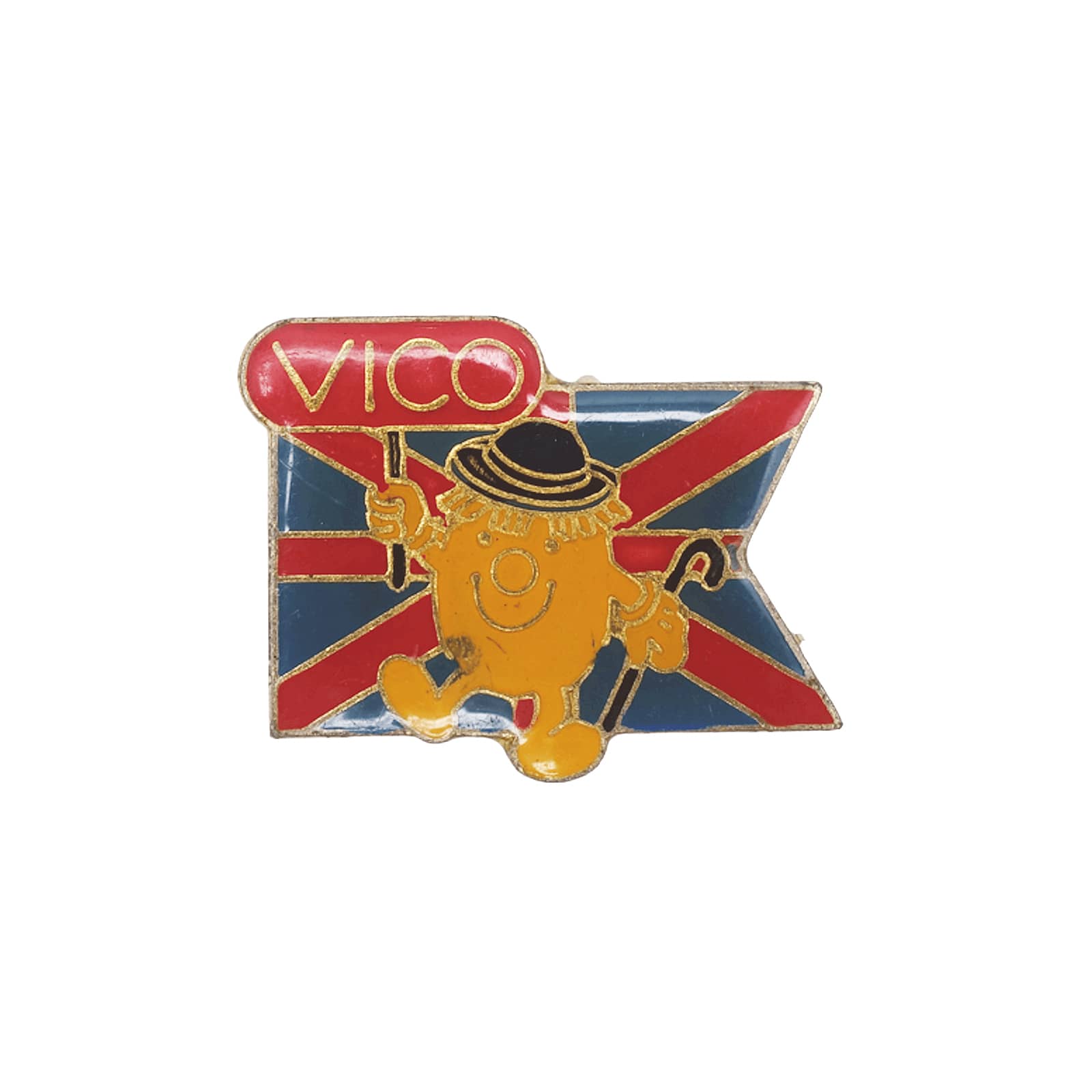 製菓会社 VICO ピンズ 紳士 ユニオンジャック ポテトチップス キャラクター