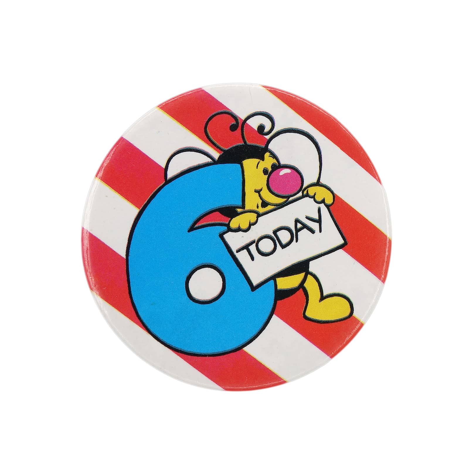 6 TODAY 缶バッジ バッチ 6歳 誕生日 蜂
