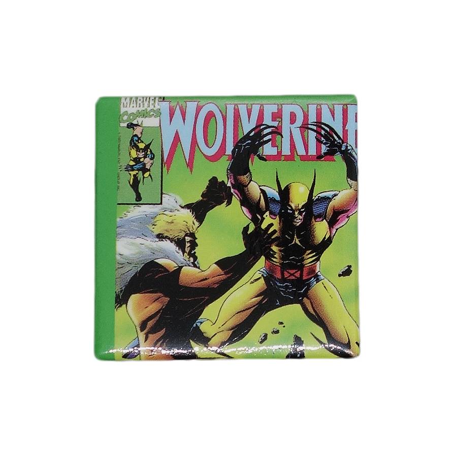 WOLVERINE ウルヴァリン 缶バッジ USA製 スーパーヒーロー 1994 MARVEL