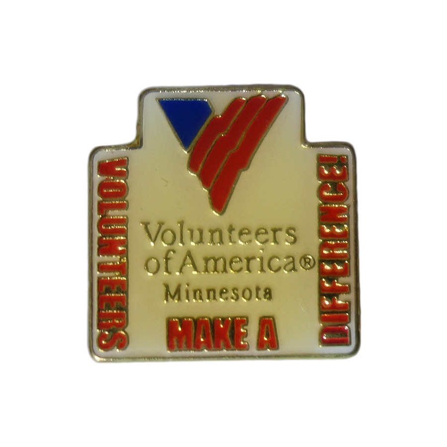 ピンズ Volunteers of America ピンバッジ 留め具付き レトロ