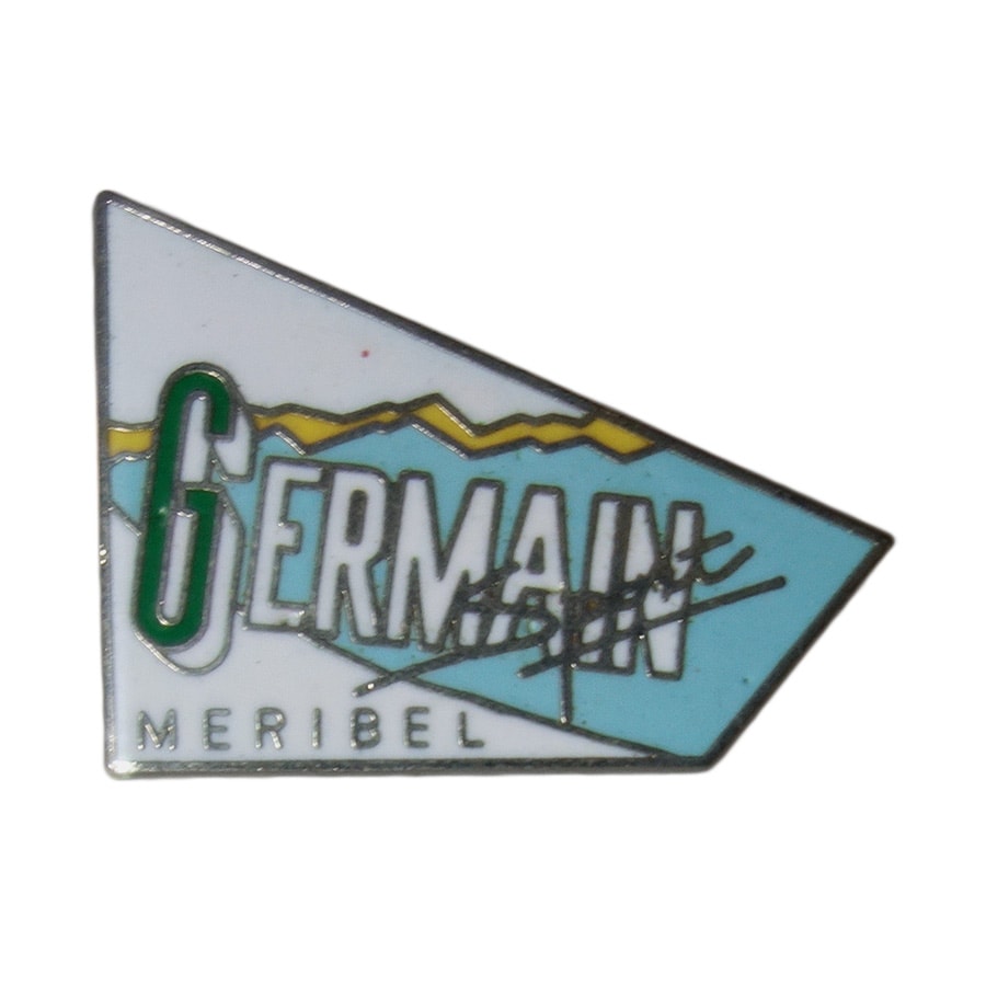 ピンズGermain Meribel フランス 山 地域 スキーリゾート 留め具付き