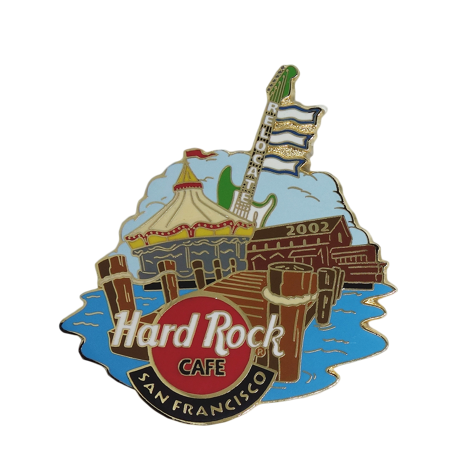 Hard Rock CAFE ピンズ ハードロックカフェ SAN FRANCISCO 留め具付き