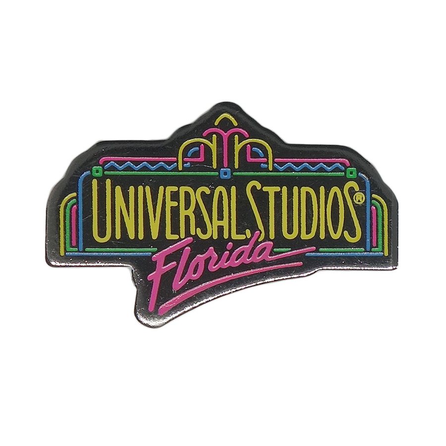 テーマパーク ピンズ UNIVERSAL STUDIOS FLORIDA 留め具付き レトロ ピンバ