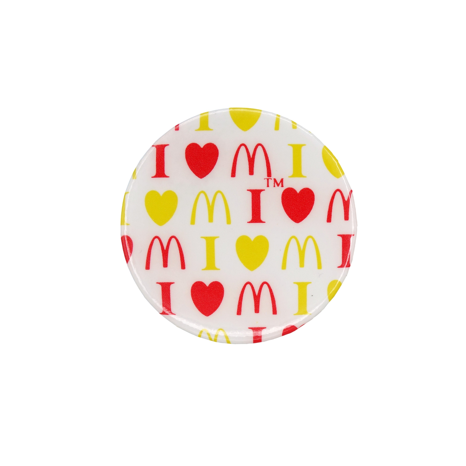 I Love McDonald's マクドナルド 缶バッジ バッチ
