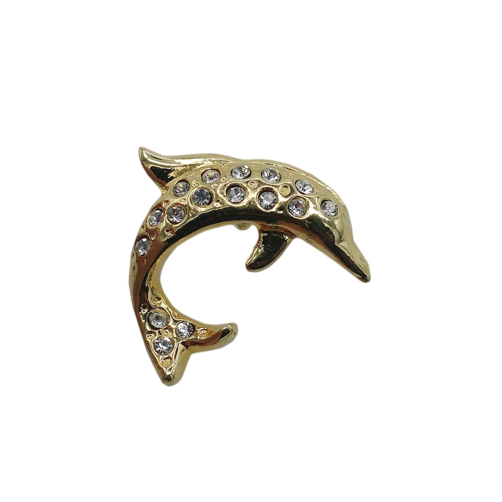 イルカ ピンズ 金色 動物