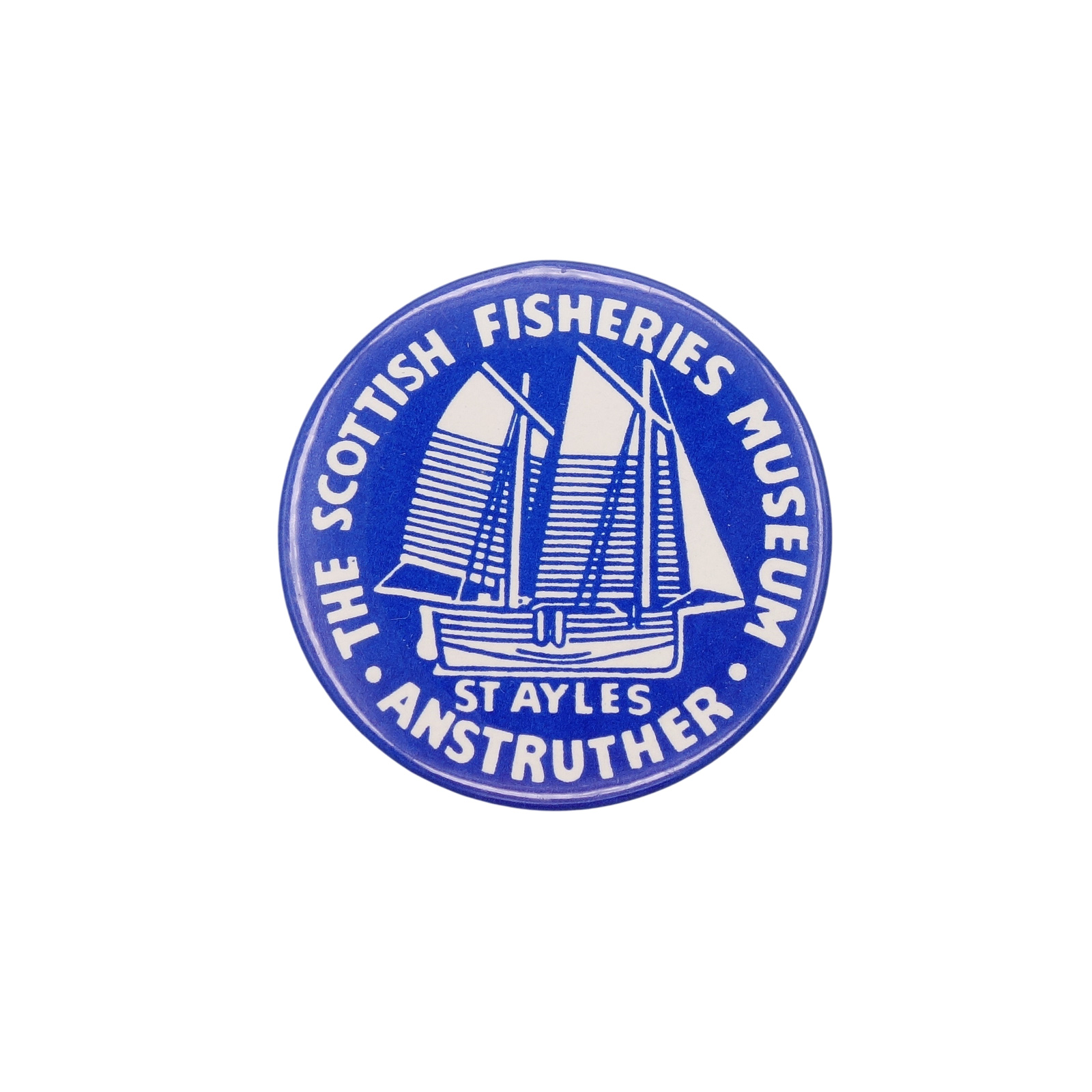 THE SCOTTISH FISHERIES MUSEUM スコットランド漁業博物館 缶バッジ