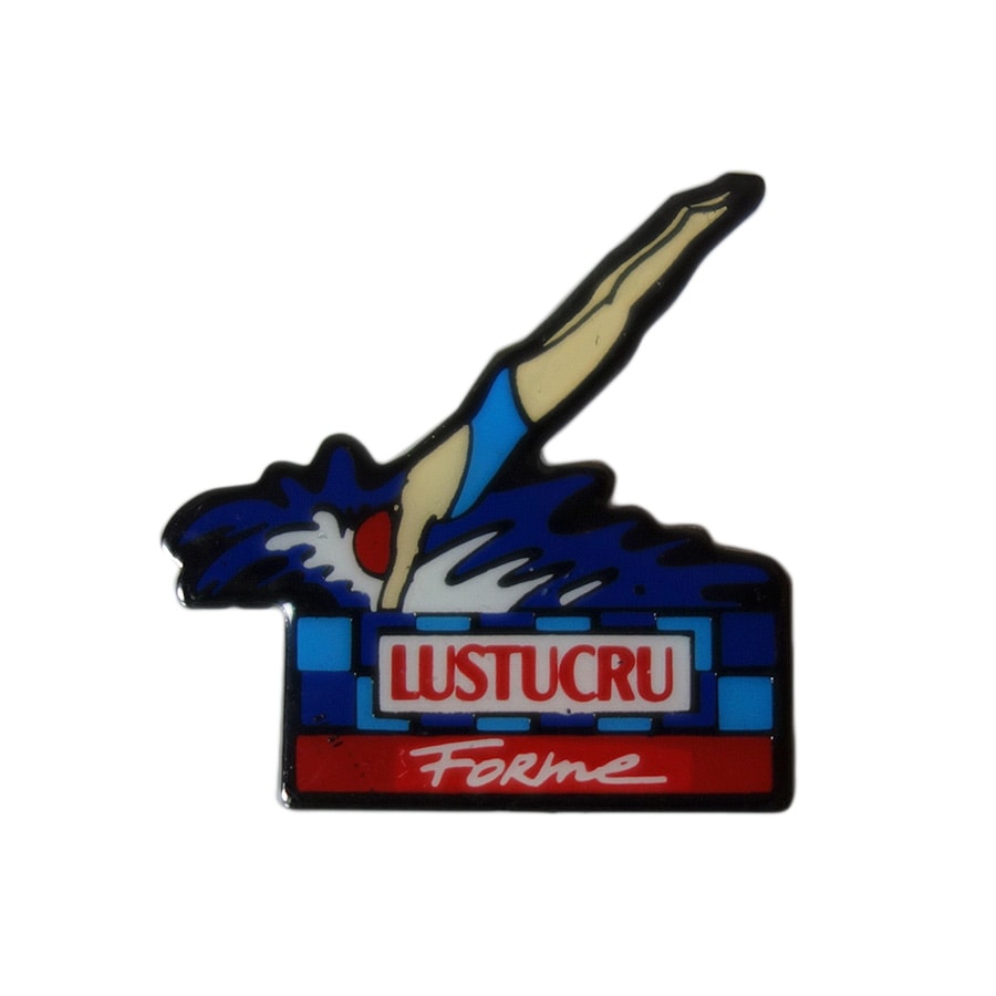 ピンズ LUSTUCRU 飛び込みをする女性 留め具付き