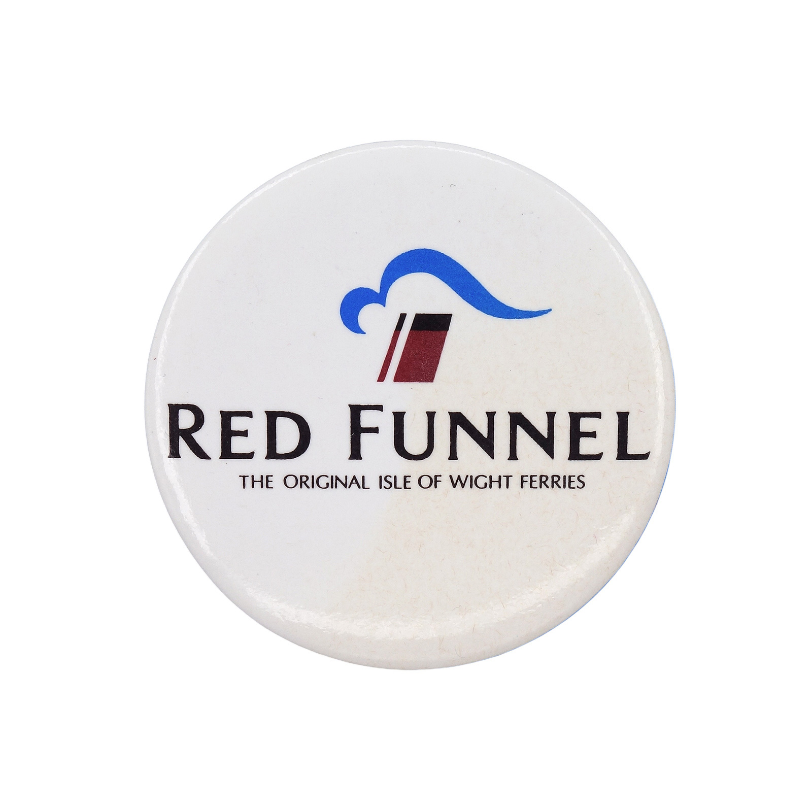 フェリー会社 RED FUNNEL 缶バッジ バッチ