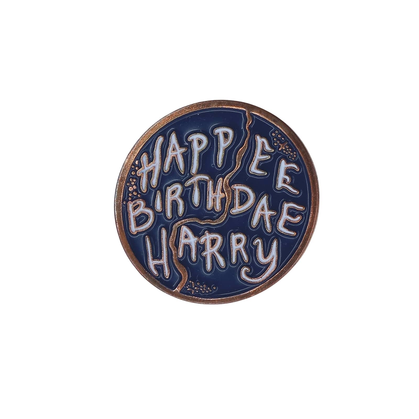 HAPPEE BIRTHDAE HARRY ハリー・ポッター ハグリッドの手作りケーキ ピンズ