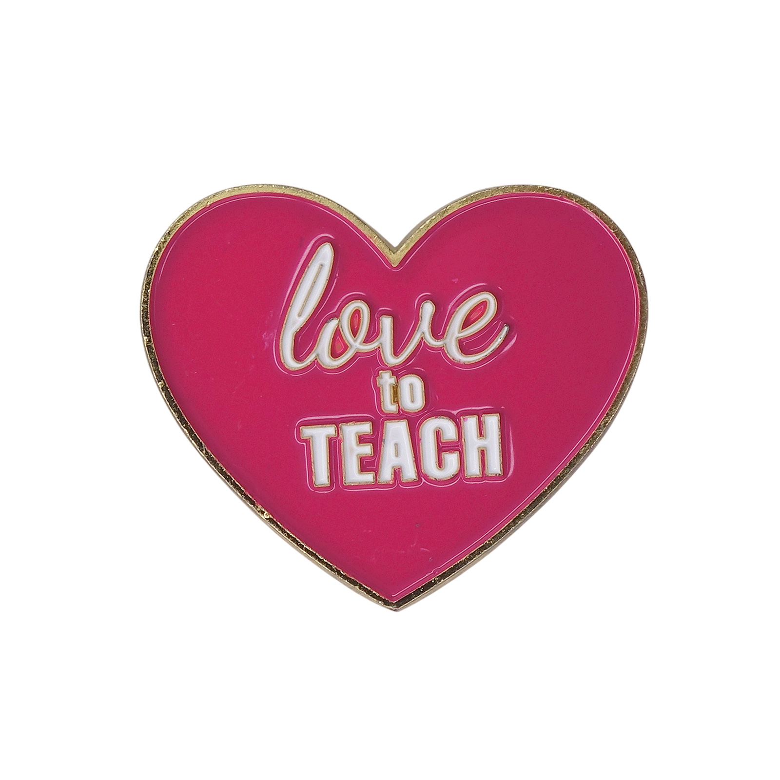Love to TEACH ハート ピンズ
