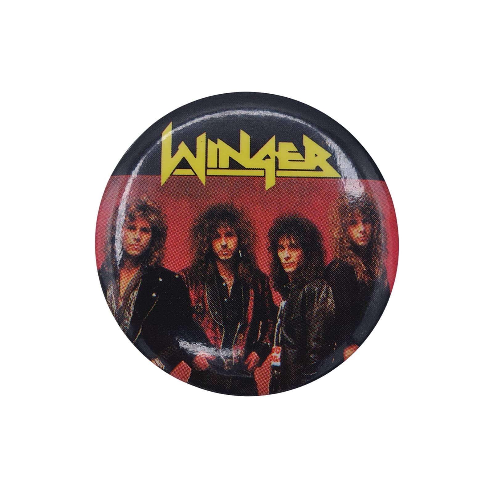 ロックバンド WINGER 缶バッジ 90's ウィンガー