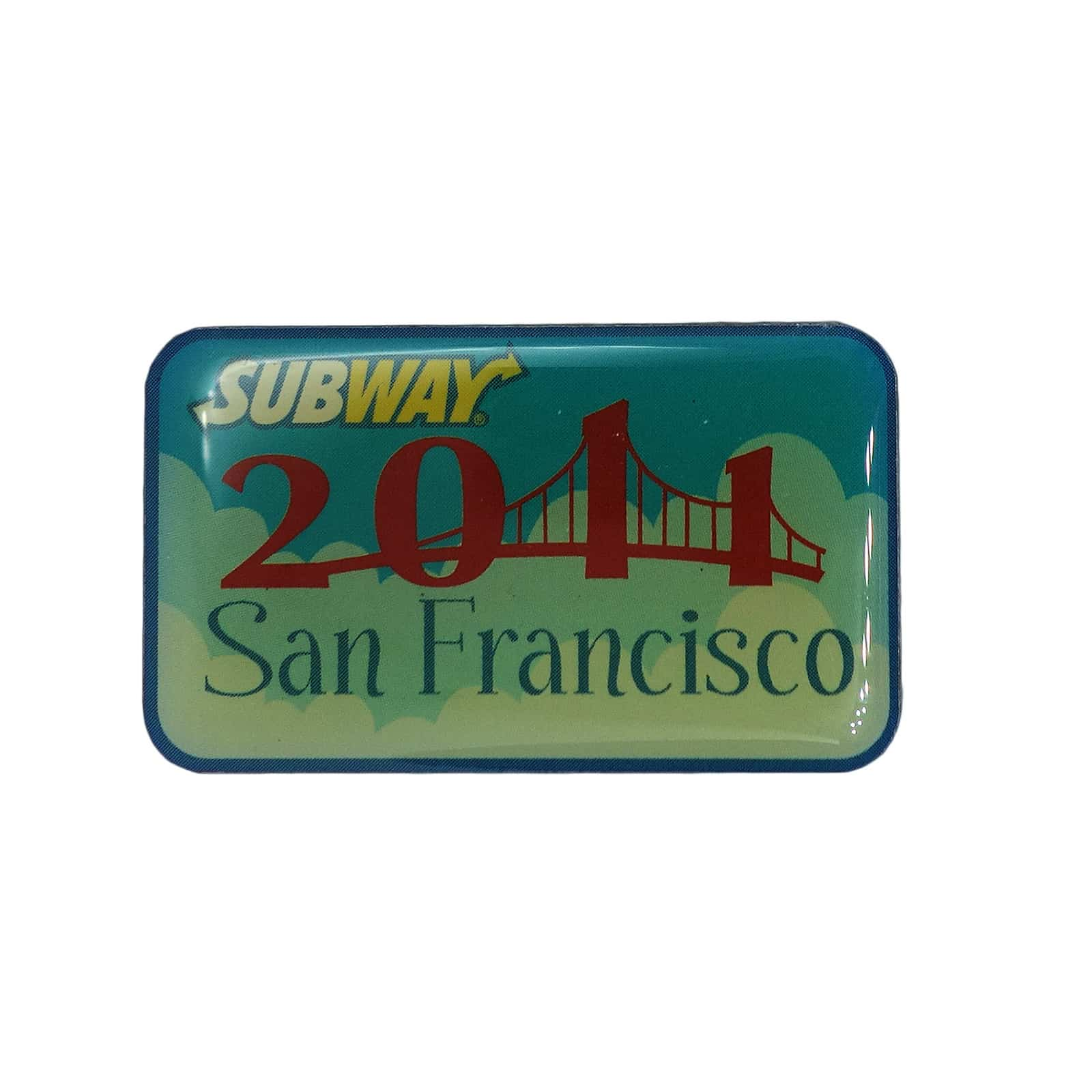 SUBWAY 2011 San Francisco ピンズ サブウェイ 留め具付き　