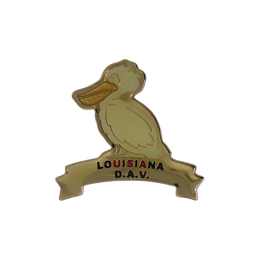 LOUISIANA D.A.V. ピンズ ペリカン 留め具付き