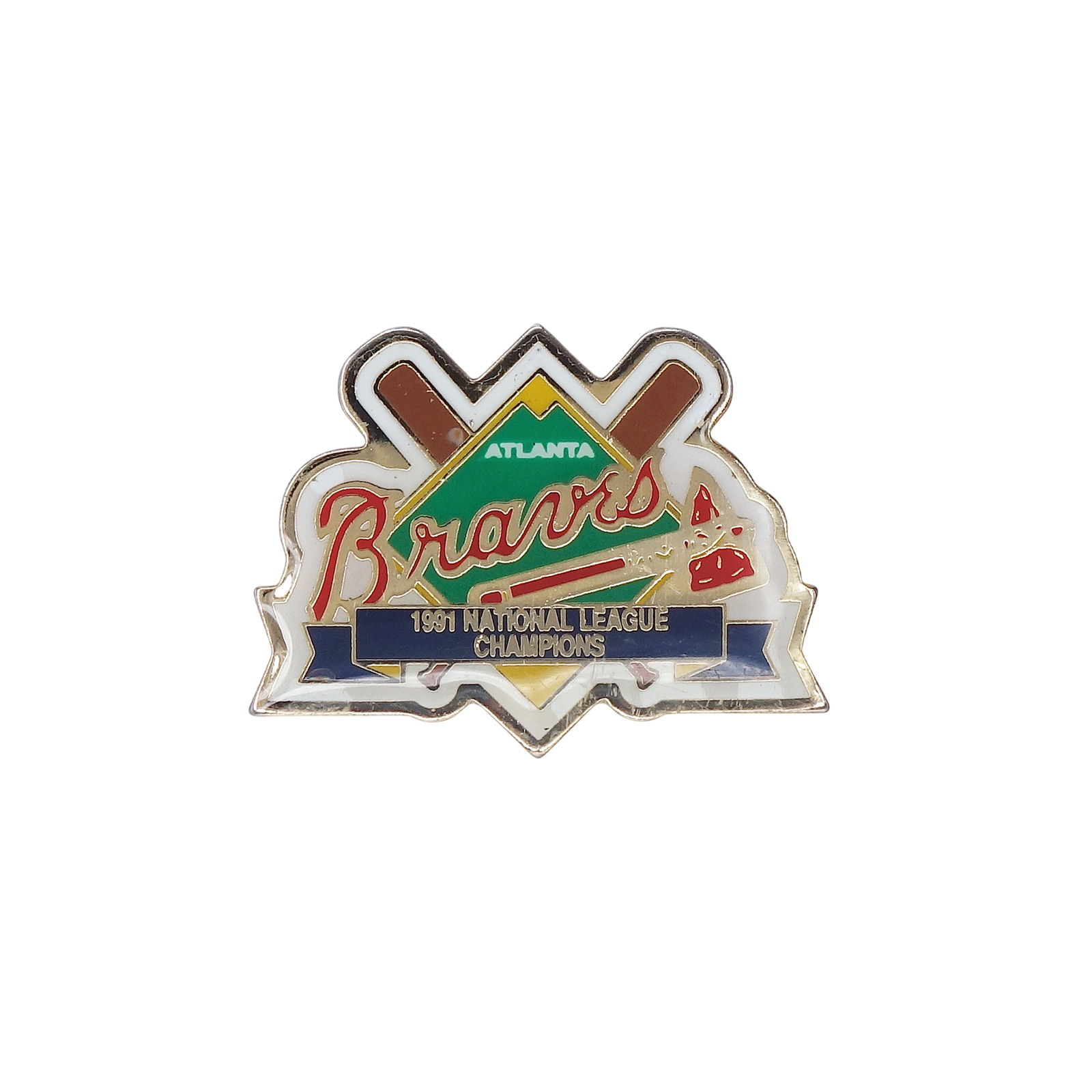 MLB アトランタ・ブレーブス 1991 NATIONAL LEAGUE CHAMPIONS ピンズ