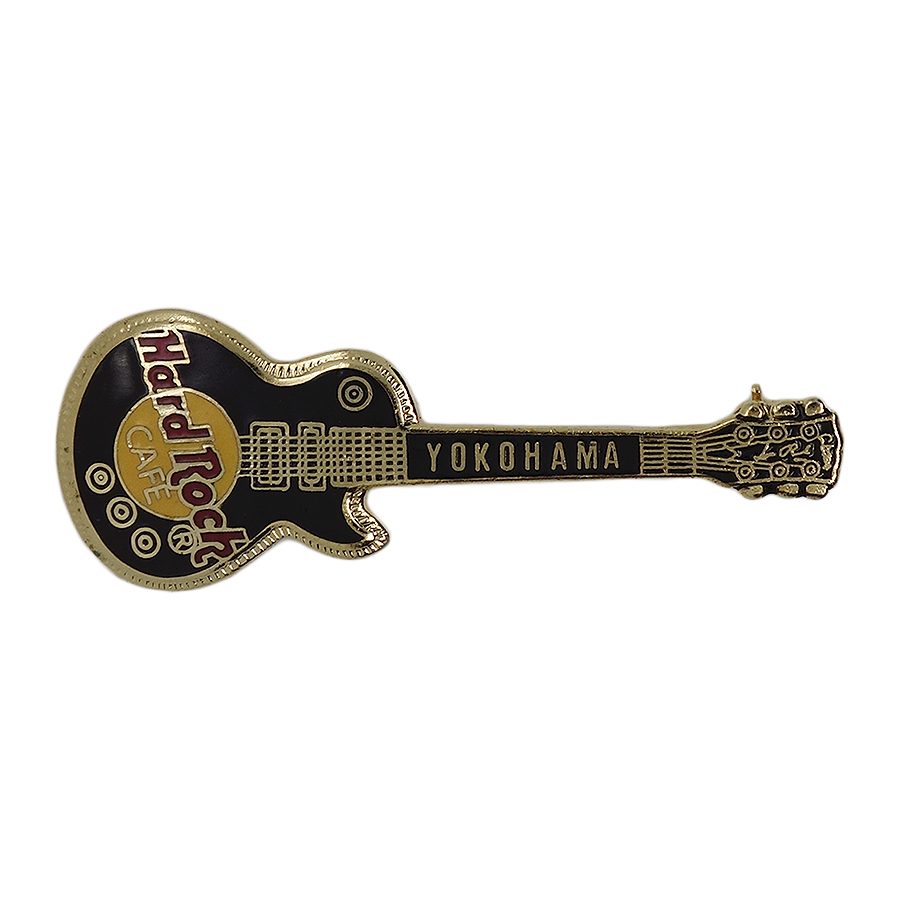 Hard Rock CAFE ギター ブローチ ハードロックカフェ YOKOHAMA