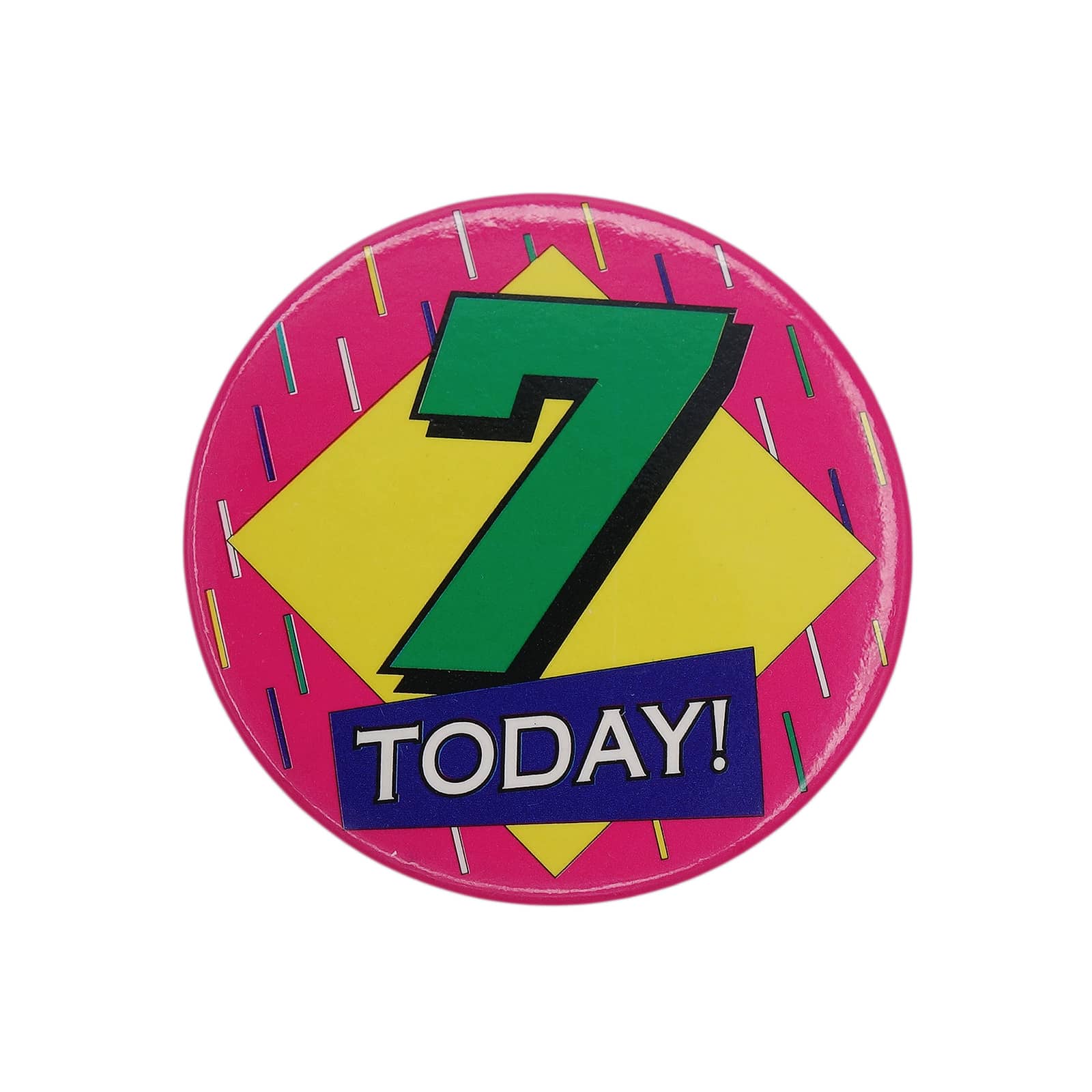 7 TODAY! 缶バッジ バッチ 7歳 誕生日