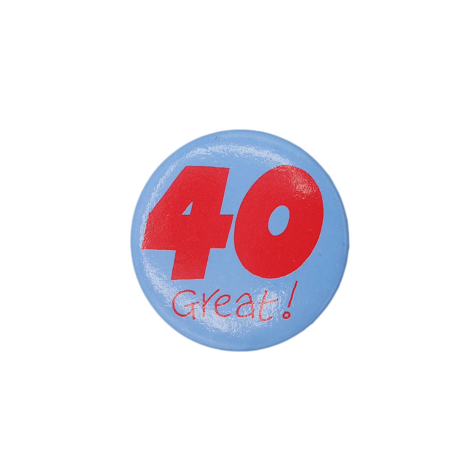 40 Great! 缶バッジ バッチ 40歳 誕生日