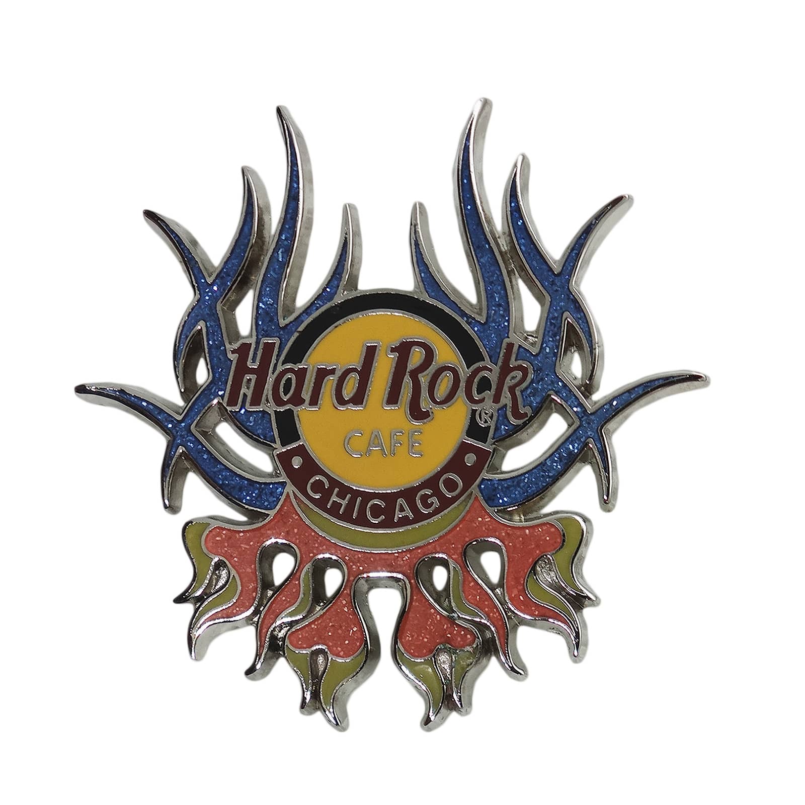 Hard Rock CAFE タトゥ― ピンズ ハードロックカフェ CHICAGO 留め具付き