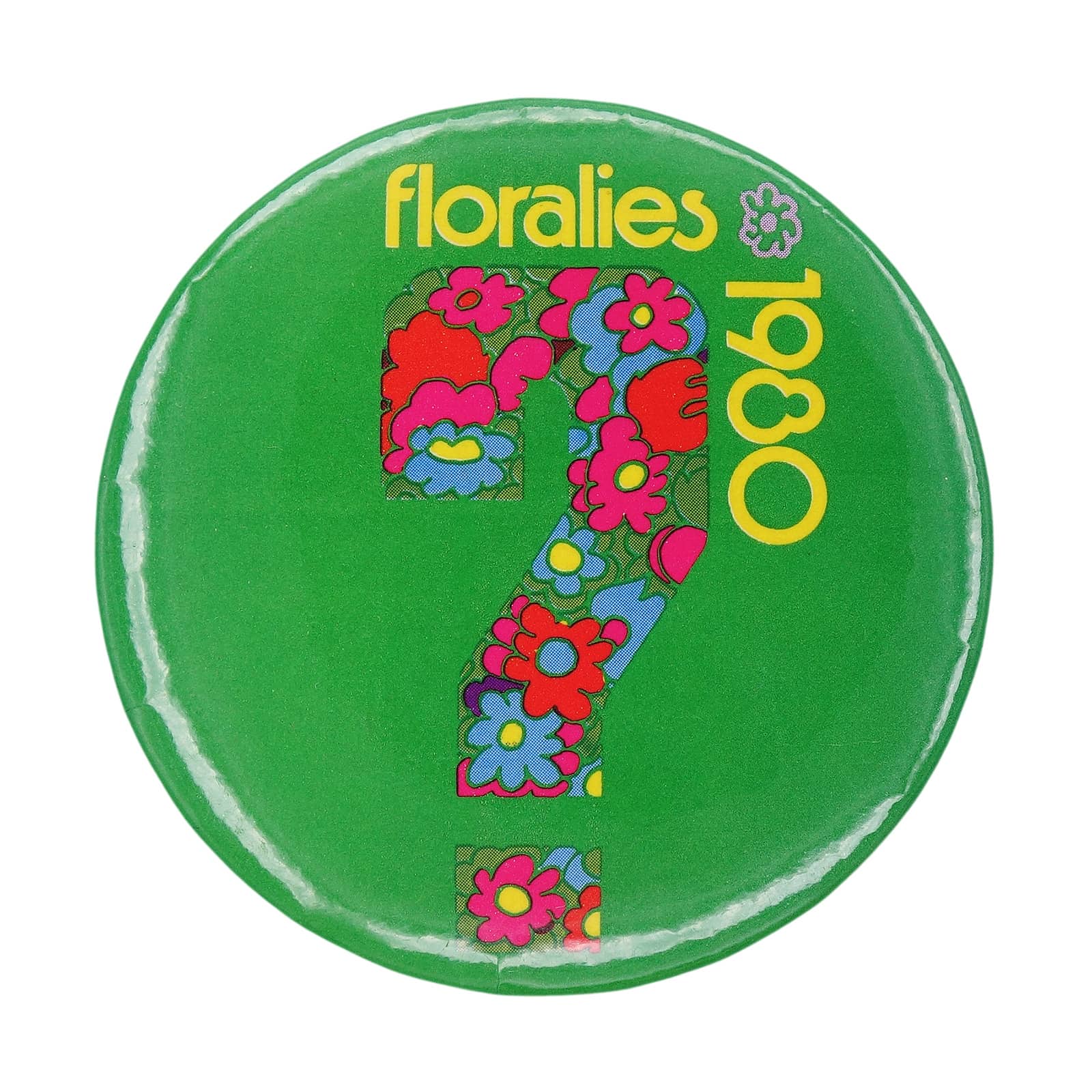 floralies 1980 缶バッジ バッチ