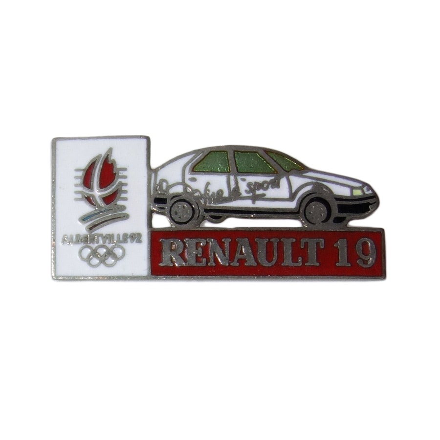 ピンズ 自動車 Renault ルノー 19 オリンピック 留め具付き