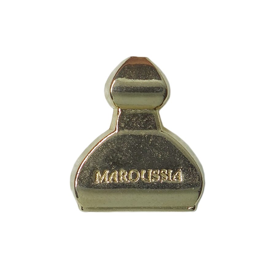 MAROUSSIA 香水 ボトル型 ピンズ フレグランス 金色 留め具付き レトロ