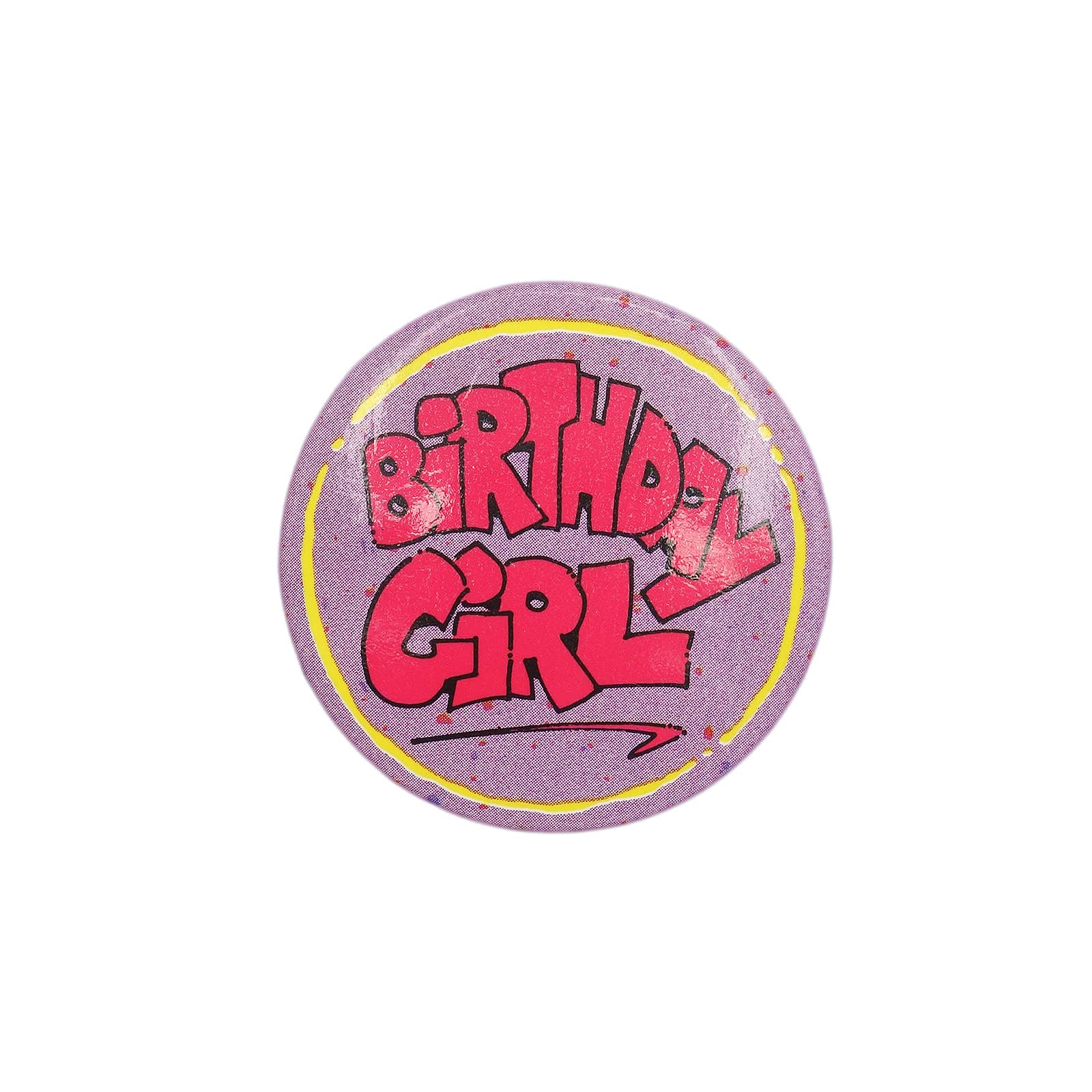 BIRTHDAY GIRL 缶バッジ バッチ 誕生日
