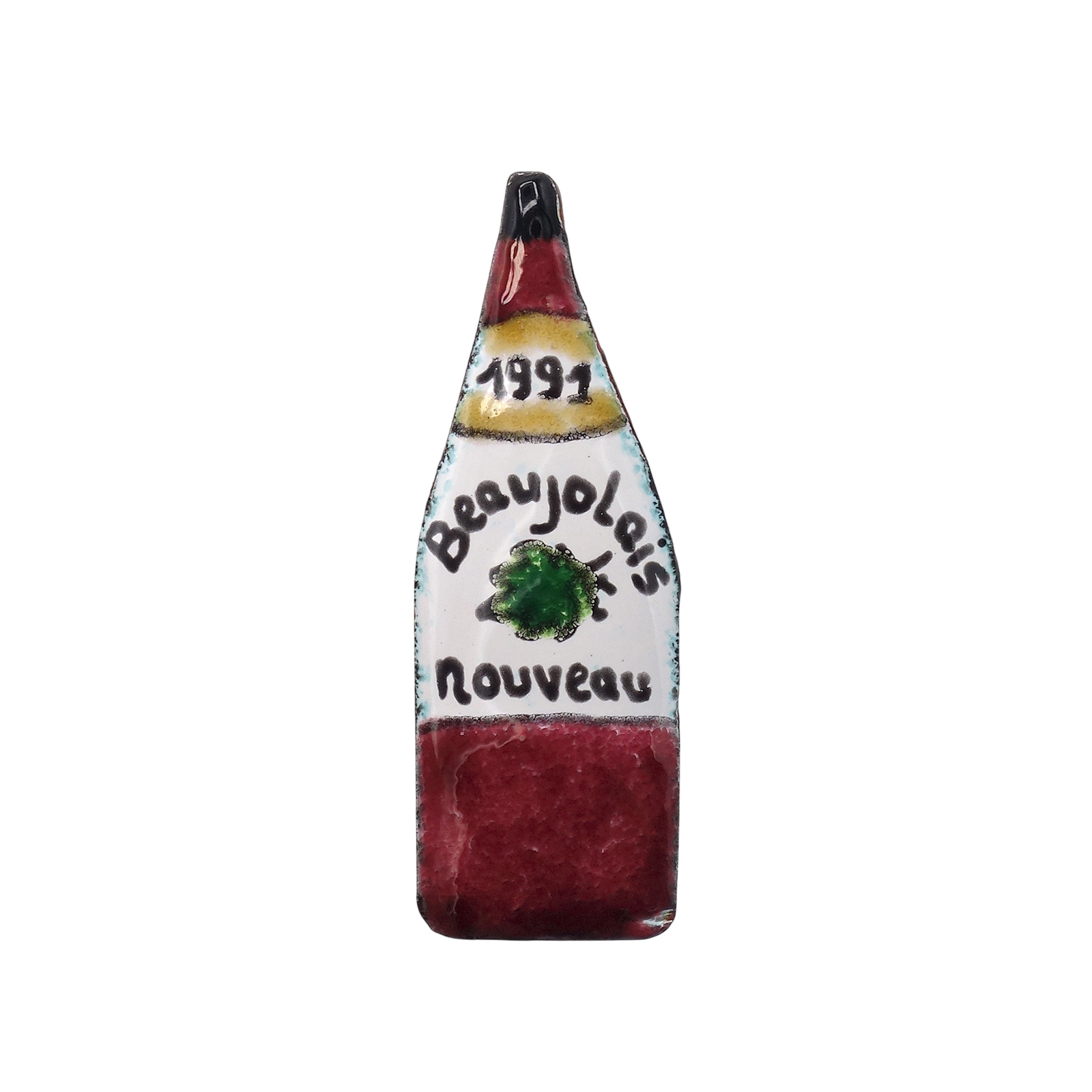 Beaujolais Nouveau ワインボトル型 ピンズ 酒