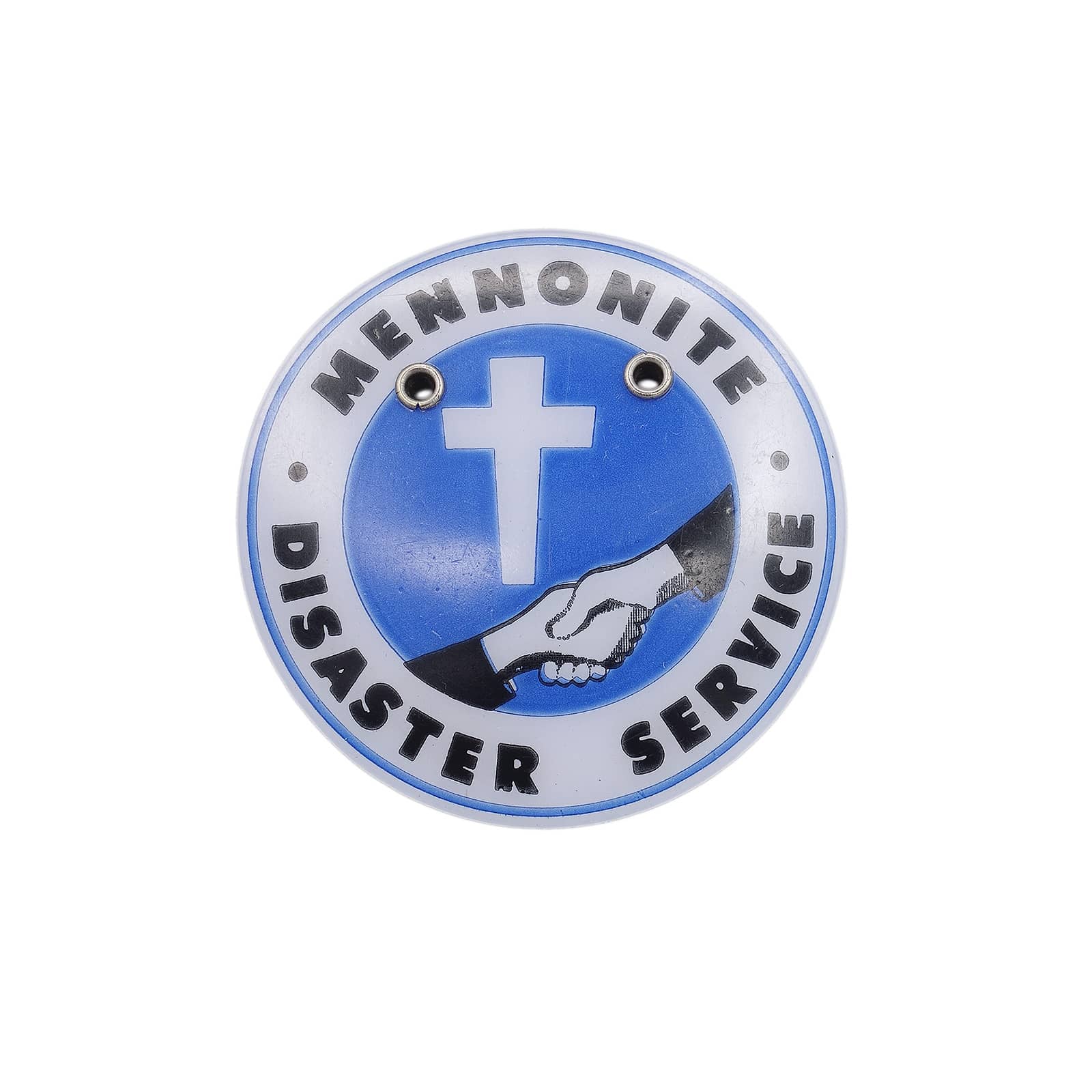MENNONITE DISASTER SERVICE プラスチック バッジ バッチ